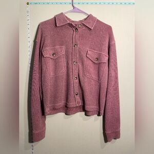 Thread & Supply Womens Button Up Shirt-jacket